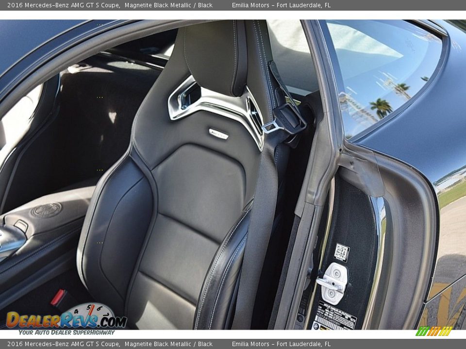 2016 Mercedes-Benz AMG GT S Coupe Magnetite Black Metallic / Black Photo #28