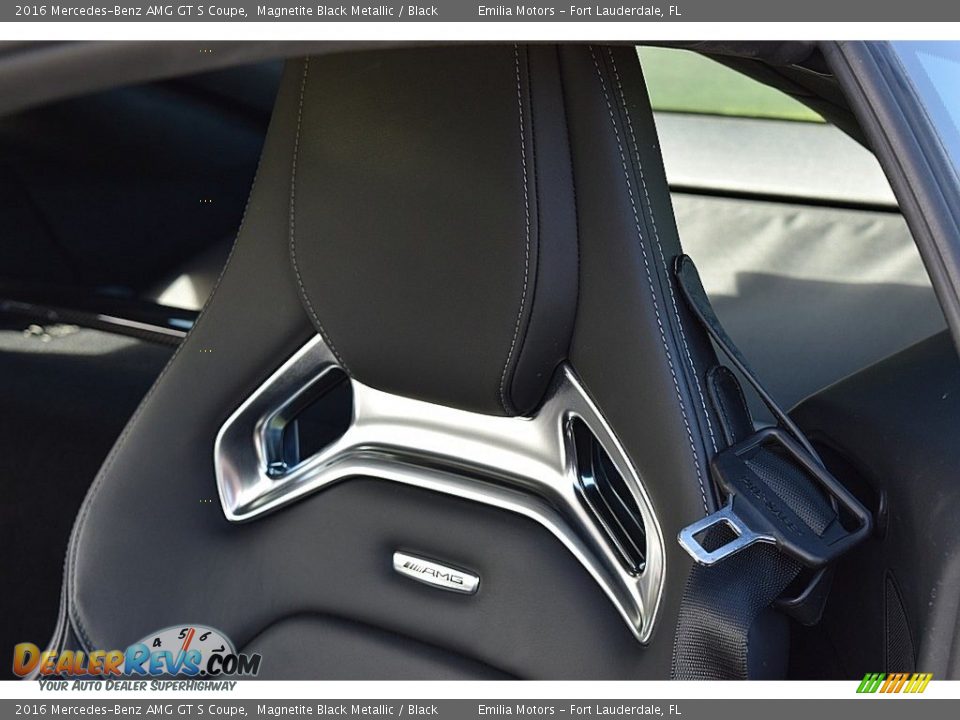 2016 Mercedes-Benz AMG GT S Coupe Magnetite Black Metallic / Black Photo #29