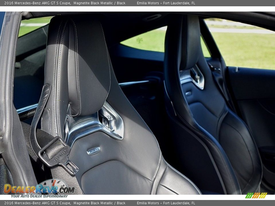 2016 Mercedes-Benz AMG GT S Coupe Magnetite Black Metallic / Black Photo #33