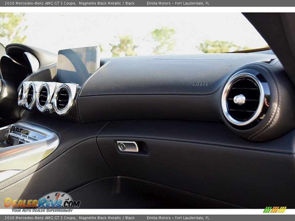 2016 Mercedes-Benz AMG GT S Coupe Magnetite Black Metallic / Black Photo #35