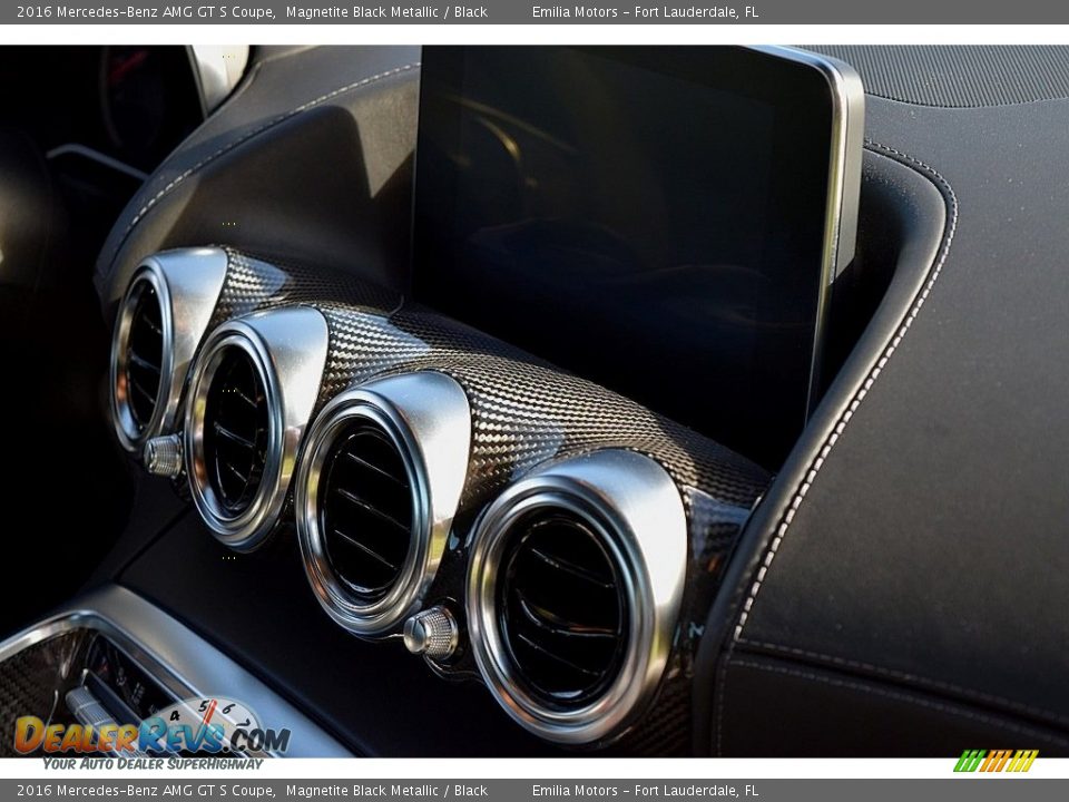 2016 Mercedes-Benz AMG GT S Coupe Magnetite Black Metallic / Black Photo #36
