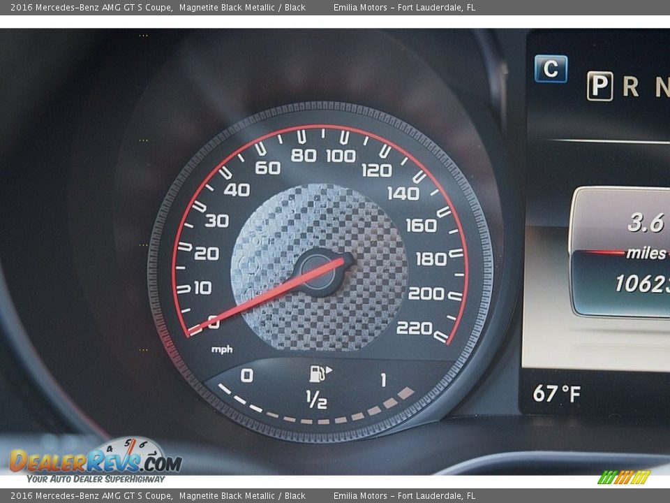 2016 Mercedes-Benz AMG GT S Coupe Gauges Photo #48