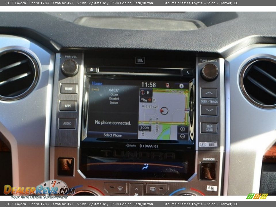 2017 Toyota Tundra 1794 CrewMax 4x4 Silver Sky Metallic / 1794 Edition Black/Brown Photo #6