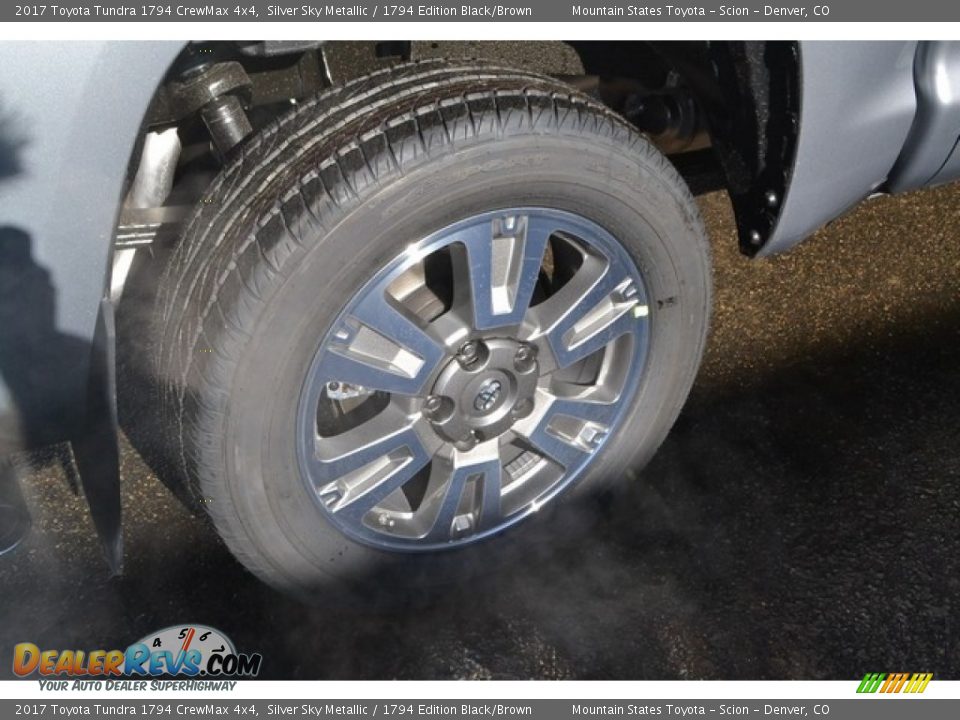 2017 Toyota Tundra 1794 CrewMax 4x4 Silver Sky Metallic / 1794 Edition Black/Brown Photo #9