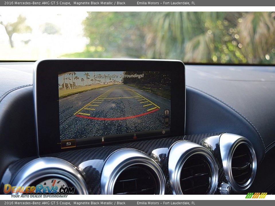 2016 Mercedes-Benz AMG GT S Coupe Magnetite Black Metallic / Black Photo #55