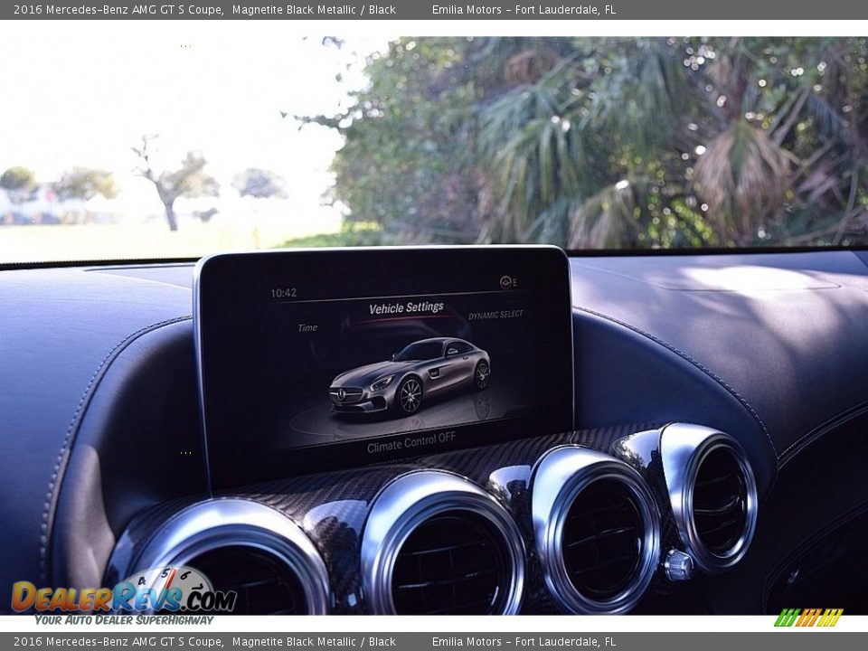 2016 Mercedes-Benz AMG GT S Coupe Magnetite Black Metallic / Black Photo #56