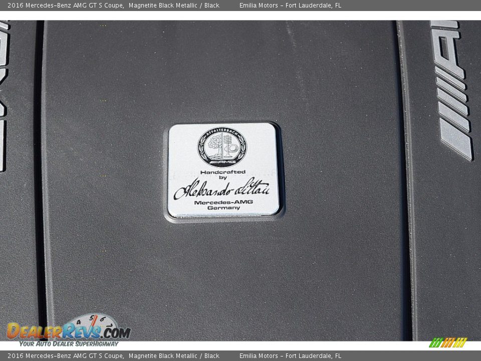 2016 Mercedes-Benz AMG GT S Coupe Magnetite Black Metallic / Black Photo #68