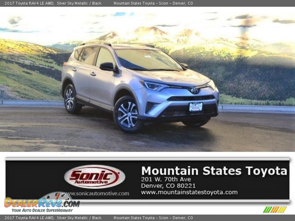 2017 Toyota RAV4 LE AWD Silver Sky Metallic / Black Photo #1