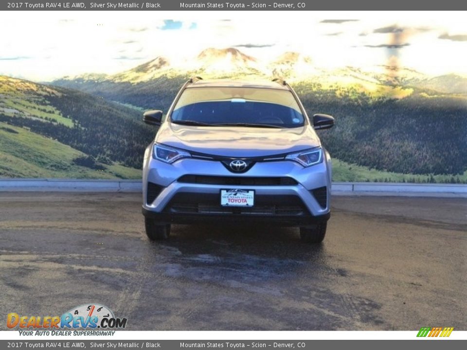 2017 Toyota RAV4 LE AWD Silver Sky Metallic / Black Photo #2