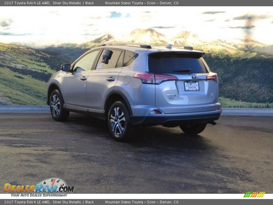 2017 Toyota RAV4 LE AWD Silver Sky Metallic / Black Photo #3