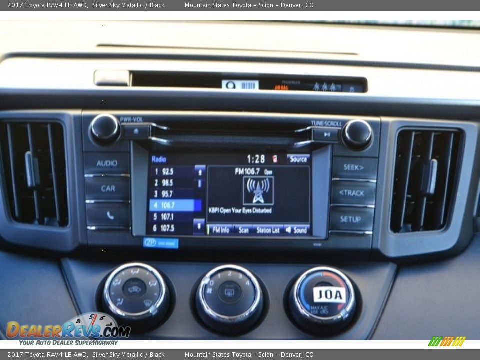 2017 Toyota RAV4 LE AWD Silver Sky Metallic / Black Photo #6