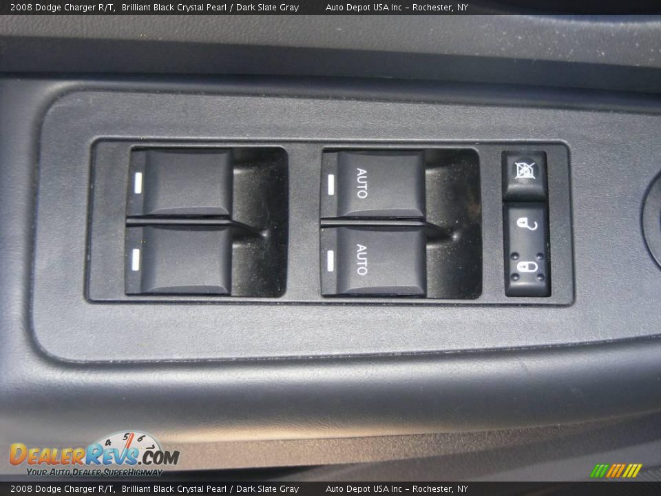 2008 Dodge Charger R/T Brilliant Black Crystal Pearl / Dark Slate Gray Photo #9