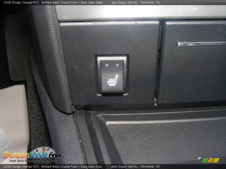 2008 Dodge Charger R/T Brilliant Black Crystal Pearl / Dark Slate Gray Photo #14