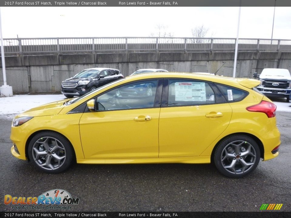 Triple Yellow 2017 Ford Focus ST Hatch Photo #6