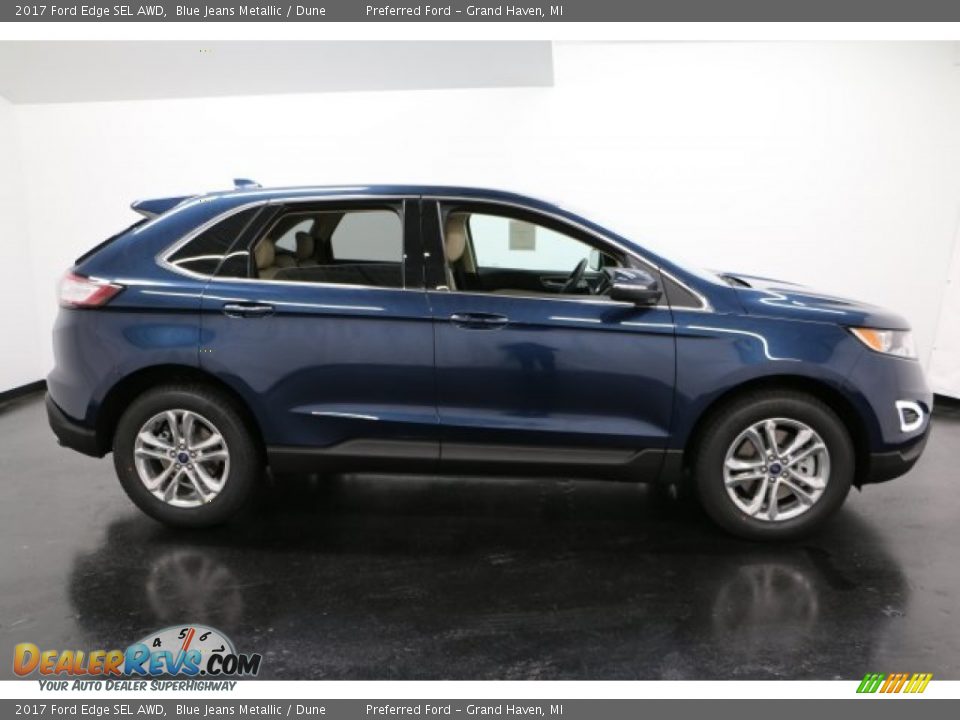 Blue Jeans Metallic 2017 Ford Edge SEL AWD Photo #1