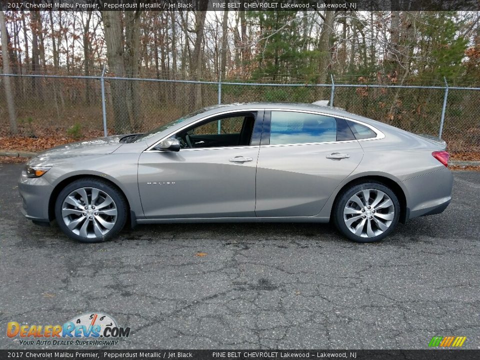 2017 Chevrolet Malibu Premier Pepperdust Metallic / Jet Black Photo #3