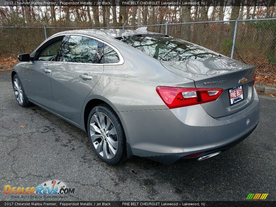 2017 Chevrolet Malibu Premier Pepperdust Metallic / Jet Black Photo #4