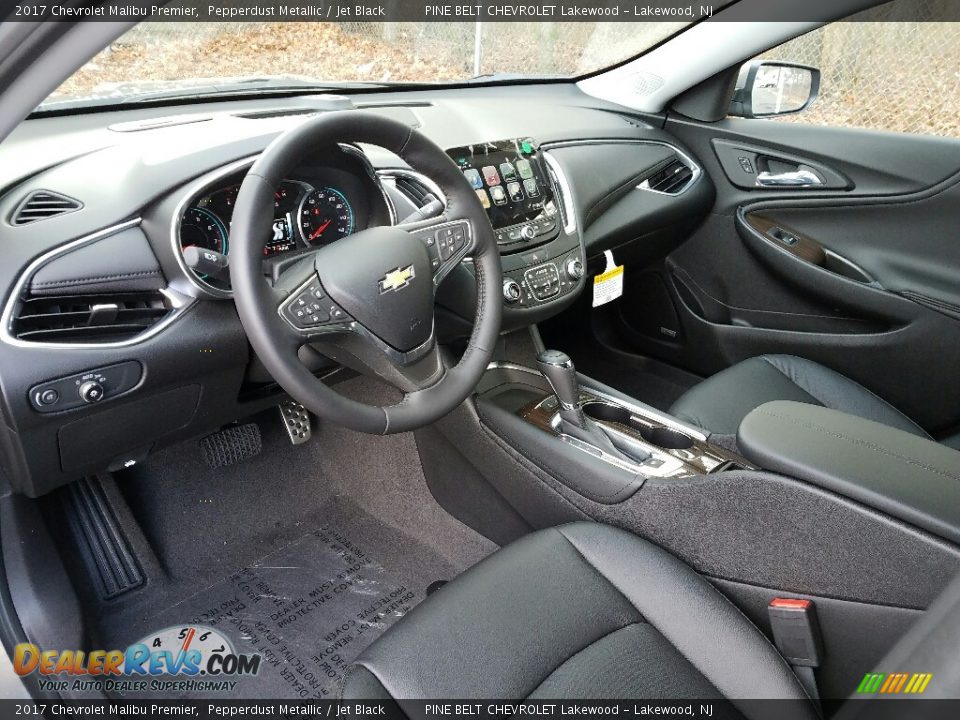2017 Chevrolet Malibu Premier Pepperdust Metallic / Jet Black Photo #7