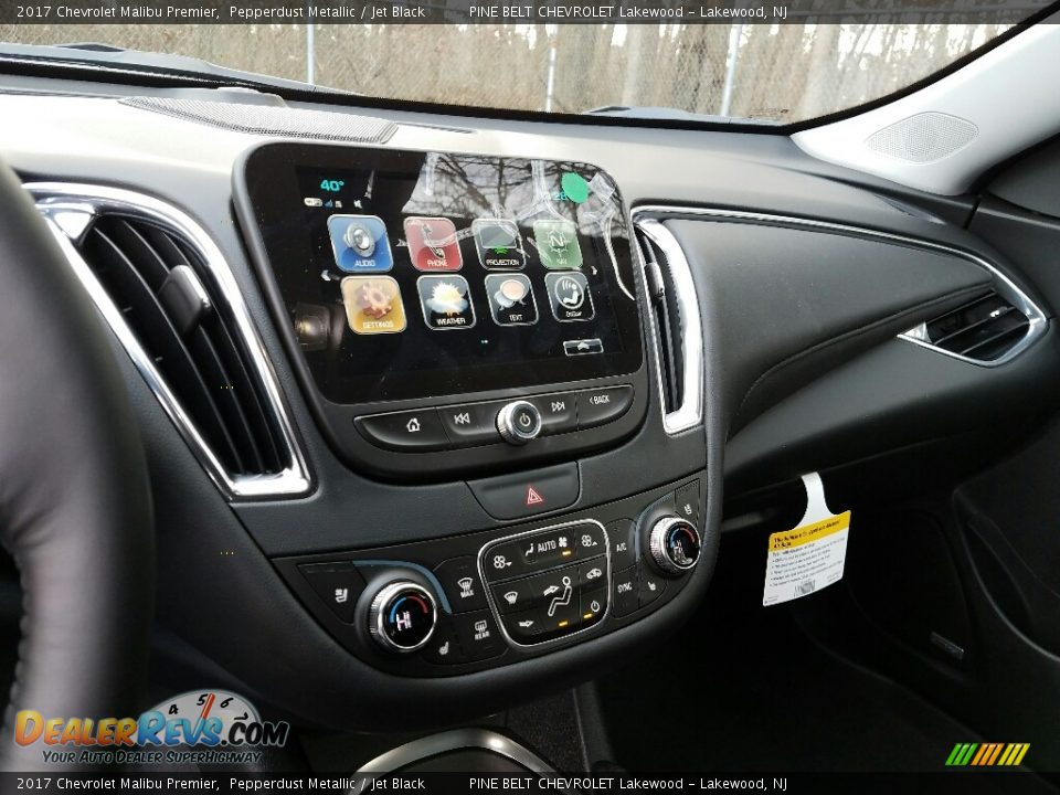 2017 Chevrolet Malibu Premier Pepperdust Metallic / Jet Black Photo #10