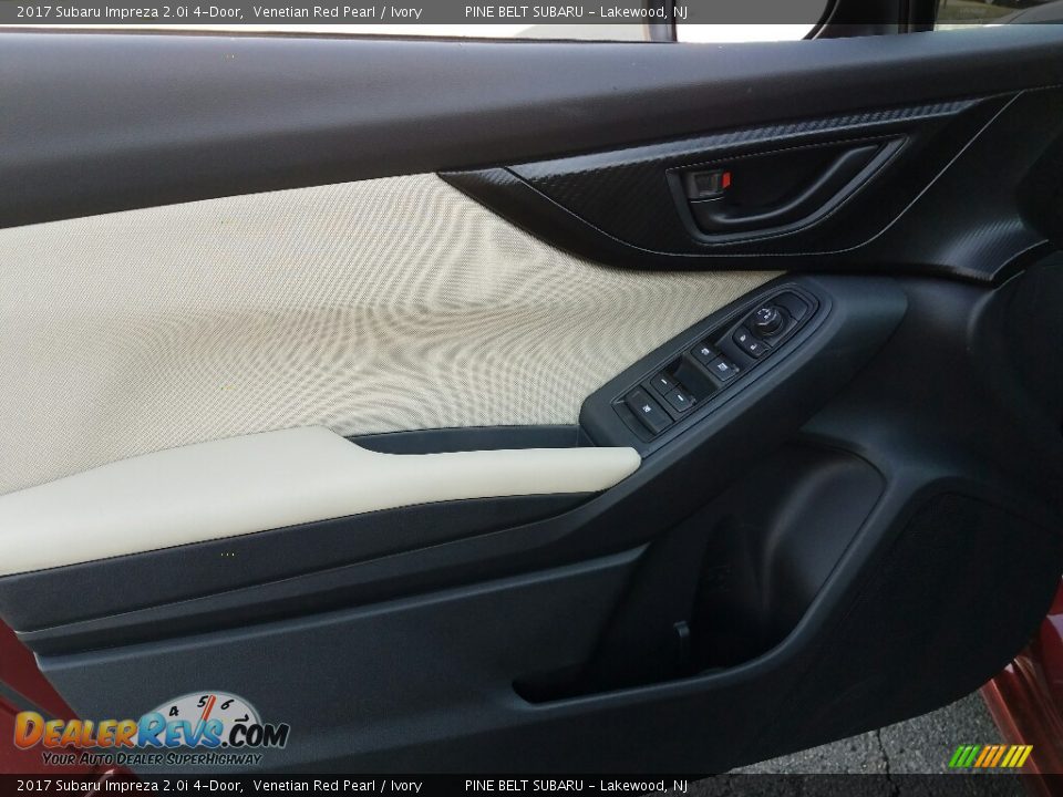 2017 Subaru Impreza 2.0i 4-Door Venetian Red Pearl / Ivory Photo #8