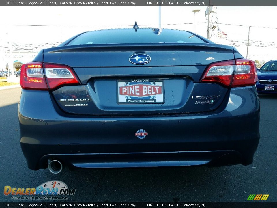 2017 Subaru Legacy 2.5i Sport Carbide Gray Metallic / Sport Two-Tone Gray Photo #6