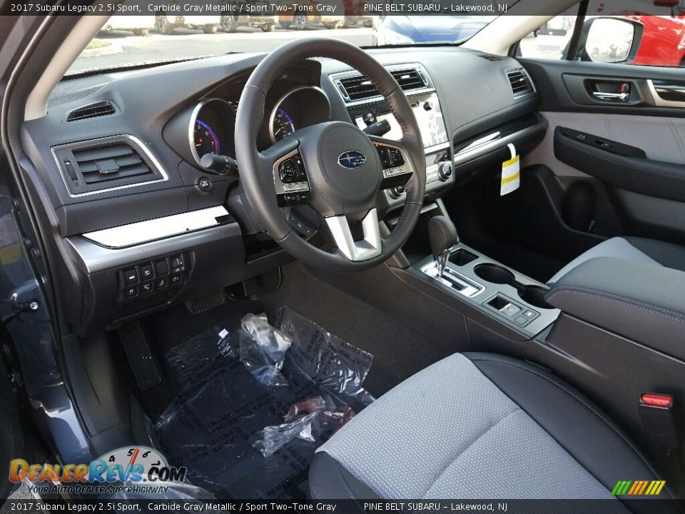 2017 Subaru Legacy 2.5i Sport Carbide Gray Metallic / Sport Two-Tone Gray Photo #8