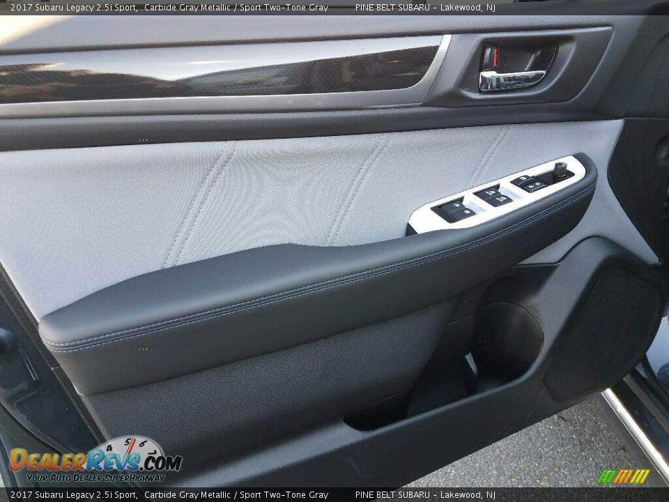 2017 Subaru Legacy 2.5i Sport Carbide Gray Metallic / Sport Two-Tone Gray Photo #9