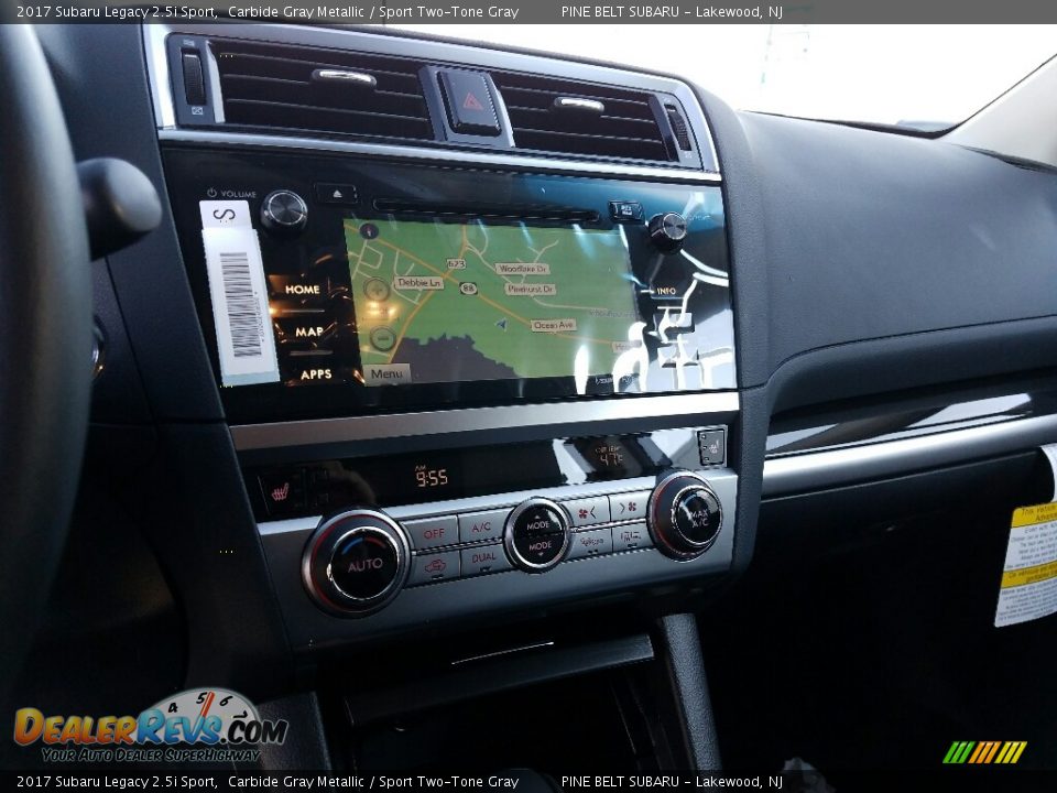 2017 Subaru Legacy 2.5i Sport Carbide Gray Metallic / Sport Two-Tone Gray Photo #11