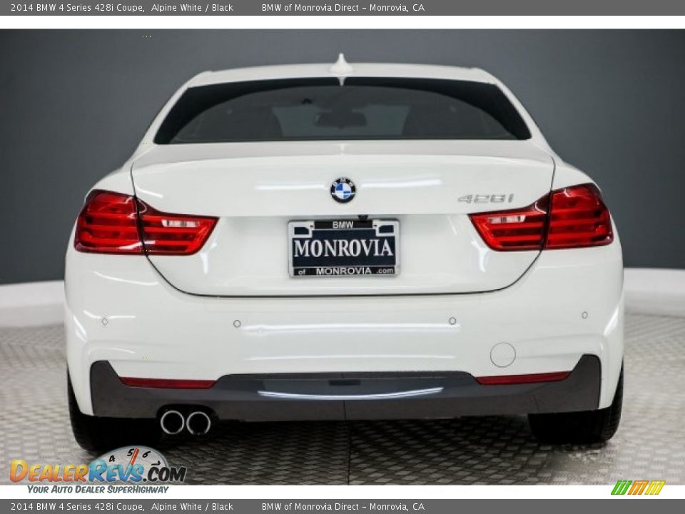 2014 BMW 4 Series 428i Coupe Alpine White / Black Photo #3