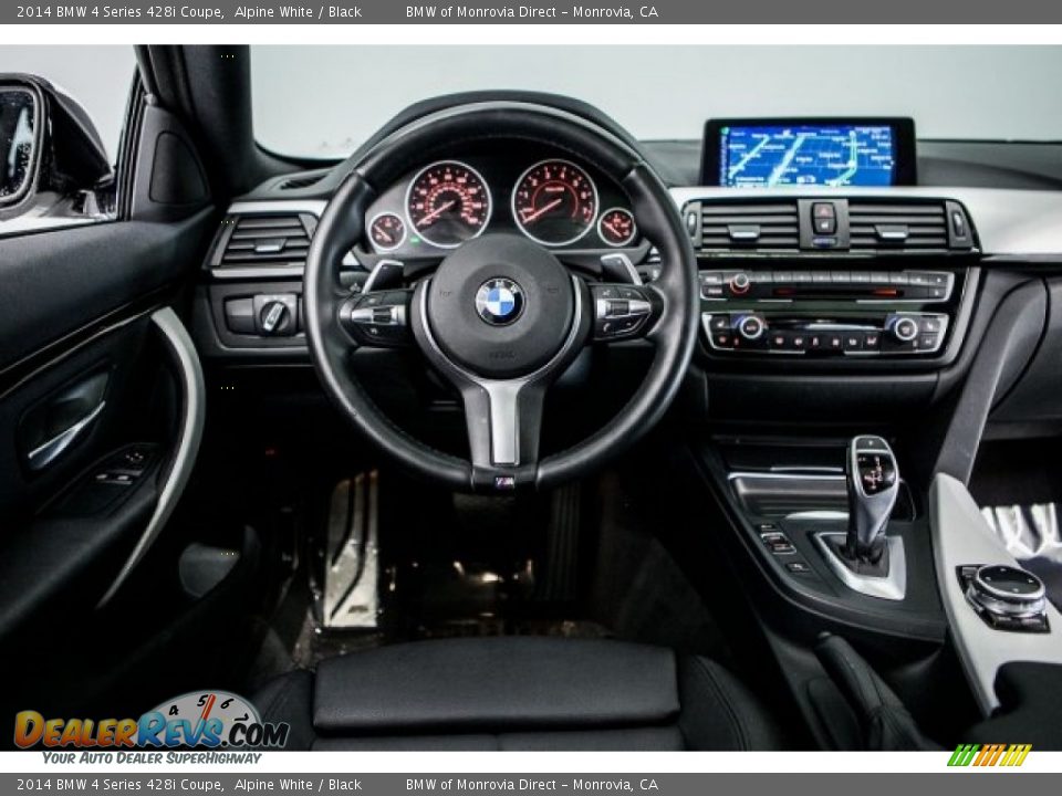 2014 BMW 4 Series 428i Coupe Alpine White / Black Photo #4