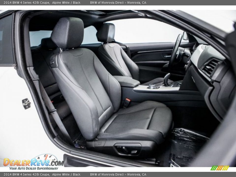 2014 BMW 4 Series 428i Coupe Alpine White / Black Photo #6