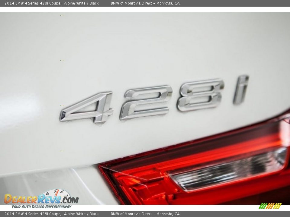 2014 BMW 4 Series 428i Coupe Alpine White / Black Photo #7