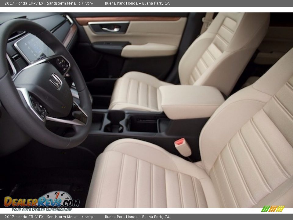 Ivory Interior - 2017 Honda CR-V EX Photo #7