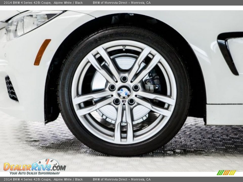 2014 BMW 4 Series 428i Coupe Alpine White / Black Photo #8