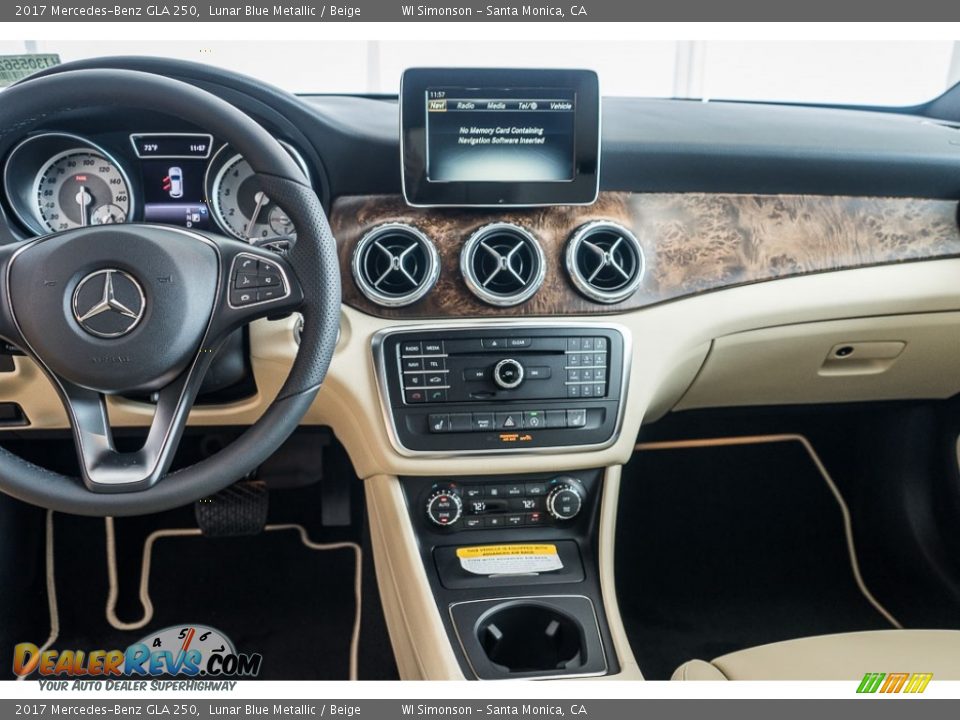 2017 Mercedes-Benz GLA 250 Lunar Blue Metallic / Beige Photo #7