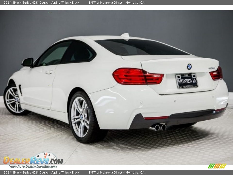 2014 BMW 4 Series 428i Coupe Alpine White / Black Photo #10