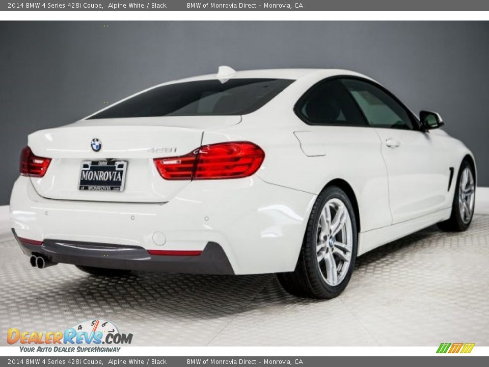 2014 BMW 4 Series 428i Coupe Alpine White / Black Photo #13