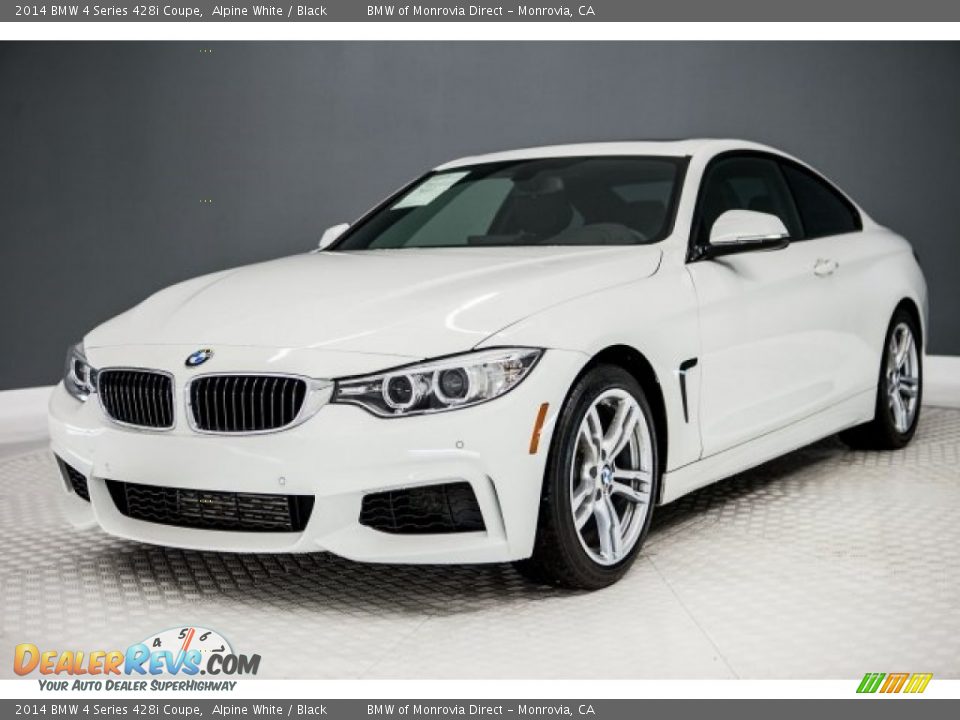 2014 BMW 4 Series 428i Coupe Alpine White / Black Photo #14