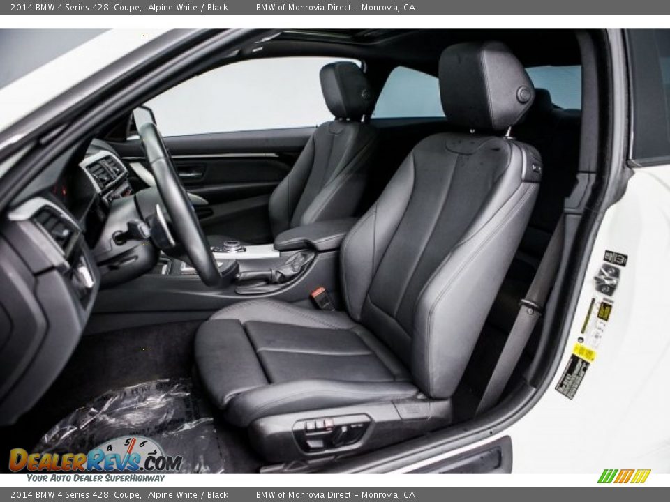 2014 BMW 4 Series 428i Coupe Alpine White / Black Photo #15