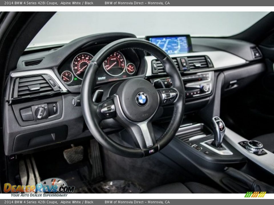 2014 BMW 4 Series 428i Coupe Alpine White / Black Photo #19