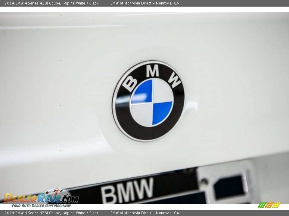 2014 BMW 4 Series 428i Coupe Alpine White / Black Photo #24