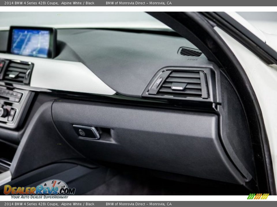 2014 BMW 4 Series 428i Coupe Alpine White / Black Photo #25