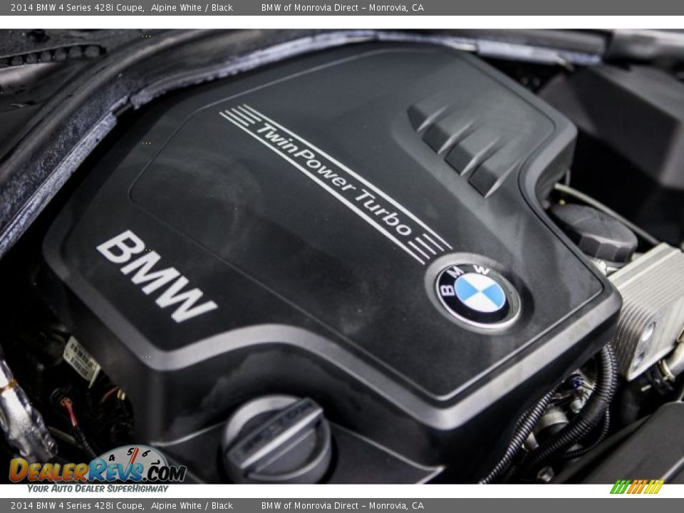 2014 BMW 4 Series 428i Coupe Alpine White / Black Photo #28