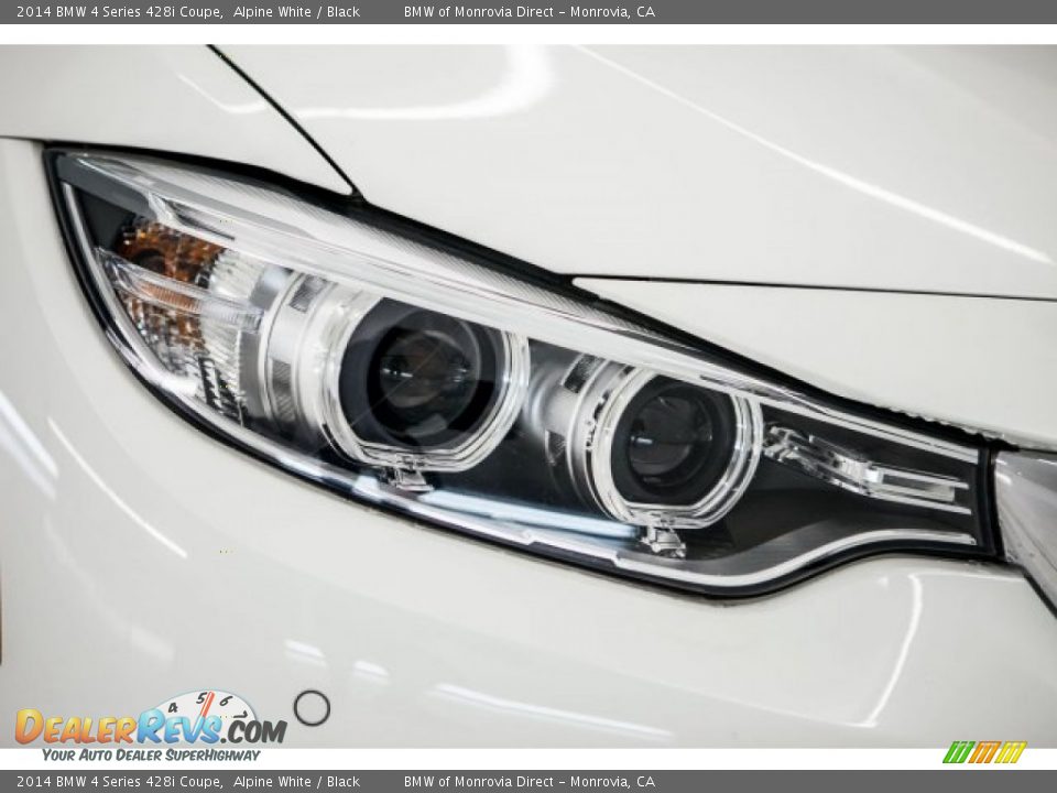 2014 BMW 4 Series 428i Coupe Alpine White / Black Photo #29