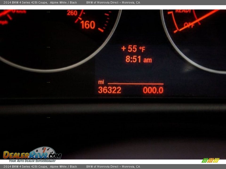 2014 BMW 4 Series 428i Coupe Alpine White / Black Photo #31