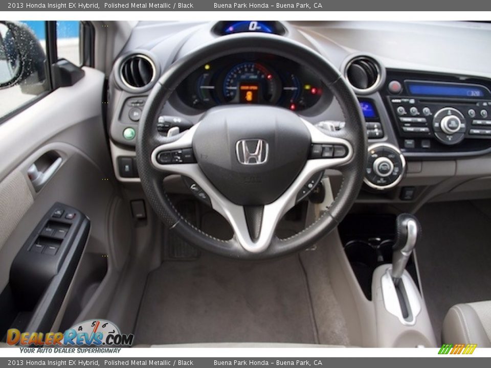 2013 Honda Insight EX Hybrid Polished Metal Metallic / Black Photo #5