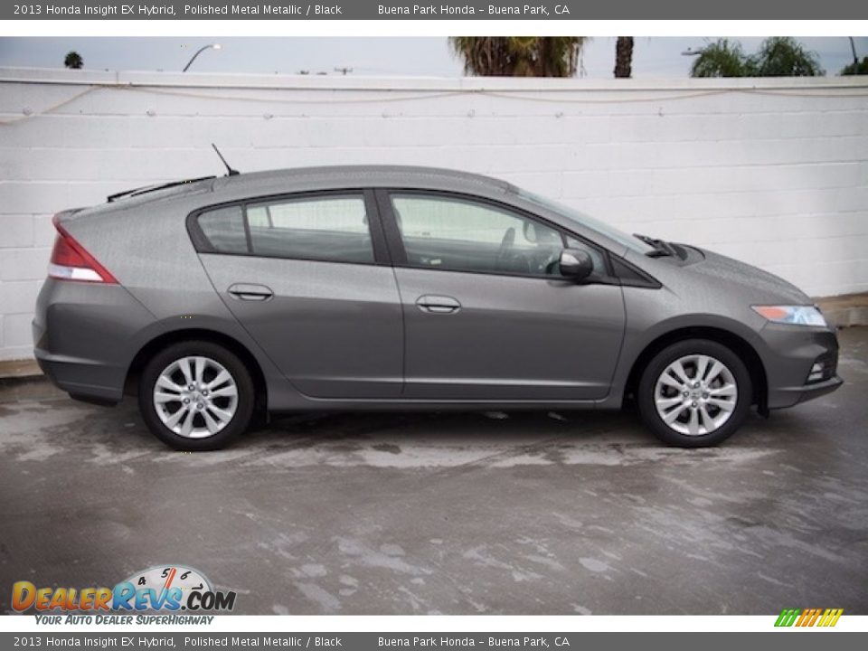 2013 Honda Insight EX Hybrid Polished Metal Metallic / Black Photo #8