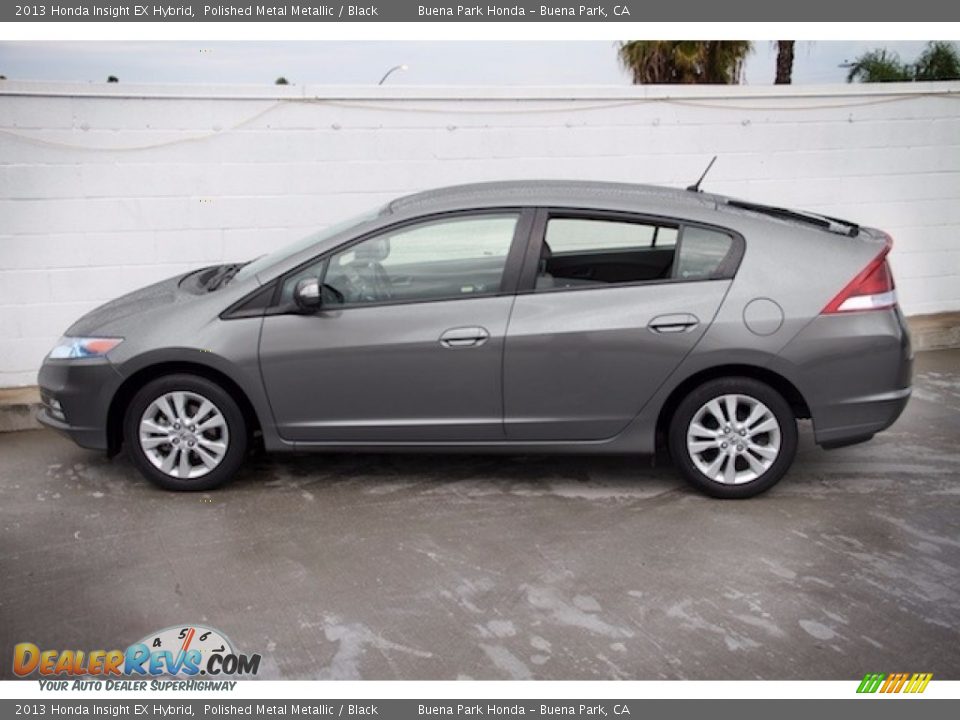 2013 Honda Insight EX Hybrid Polished Metal Metallic / Black Photo #10