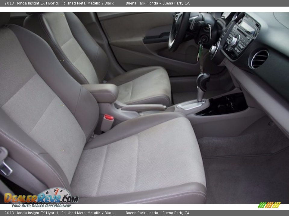 2013 Honda Insight EX Hybrid Polished Metal Metallic / Black Photo #17