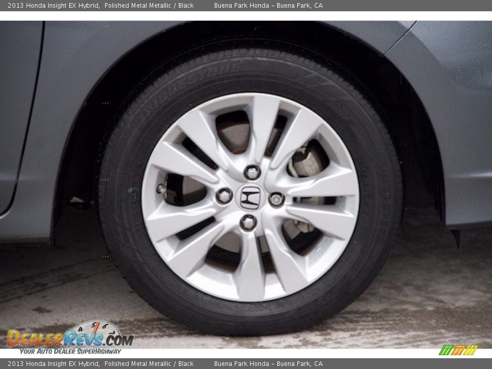 2013 Honda Insight EX Hybrid Polished Metal Metallic / Black Photo #26